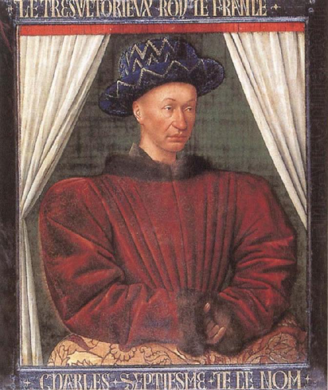 Jean Fouquet Portrait of Charles Vii of France china oil painting image